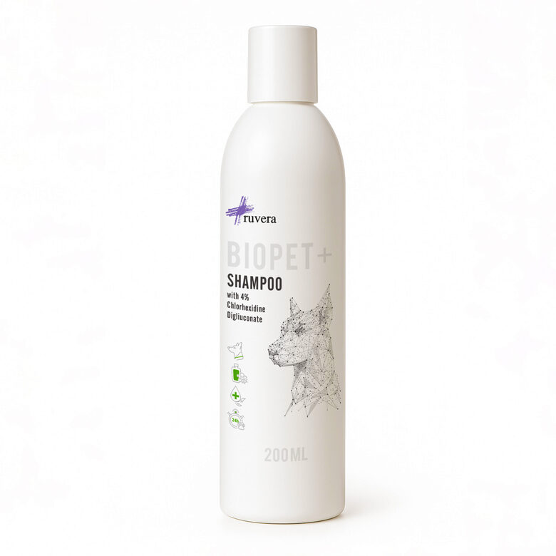 BIOPET šampūns ar hlorheksidīnu suņiem 